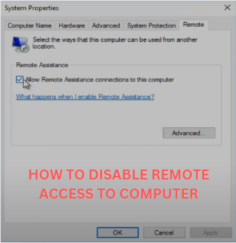 How To Disable Remote Access To Computer Full Guide in 2024