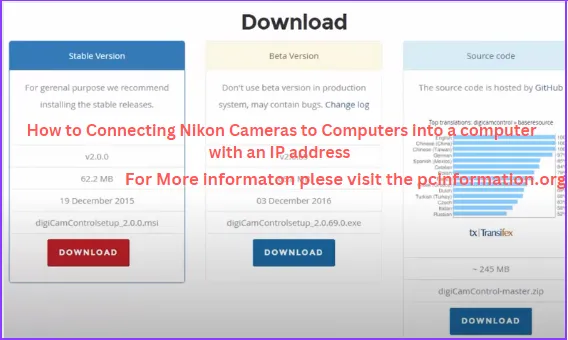 Connecting Nikon Cameras to Computers